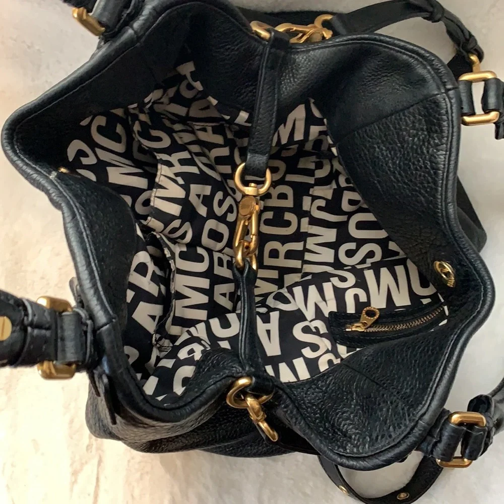 Marc by Marc Jacobs MBMJ large 2000’s slouchy black leather bag